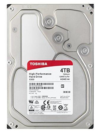 Жесткий диск HDD 4Tb TOSHIBA X300 SATA 6Gb/s 7200rpm 128Mb 3.5" HDWE140EZSTA Retail - фото 2 - id-p59615759