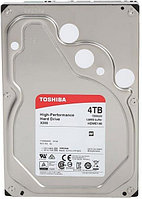 Жесткий диск HDD 4Tb TOSHIBA X300 SATA 6Gb/s 7200rpm 128Mb 3.5" HDWE140UZSVA                                                                          
