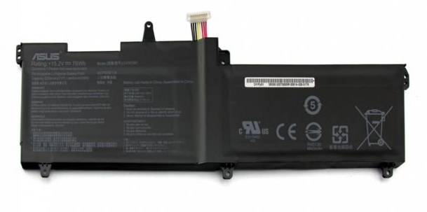 Аккумулятор для ноутбука Asus ROG GL702V, C41N1541 (15.2V, 5000 mAh) Original