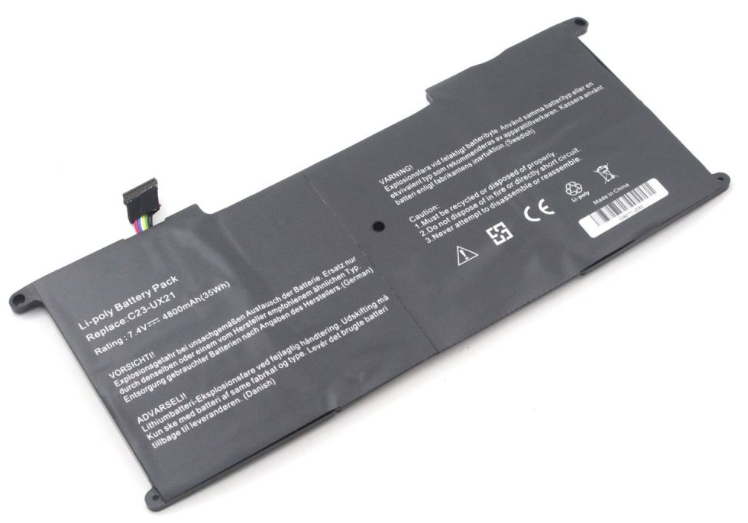 Аккумулятор для ноутбука Asus Zenbook UX21, C23-UX21 (7.4V, 4800 mAh) Original - фото 1 - id-p59616051