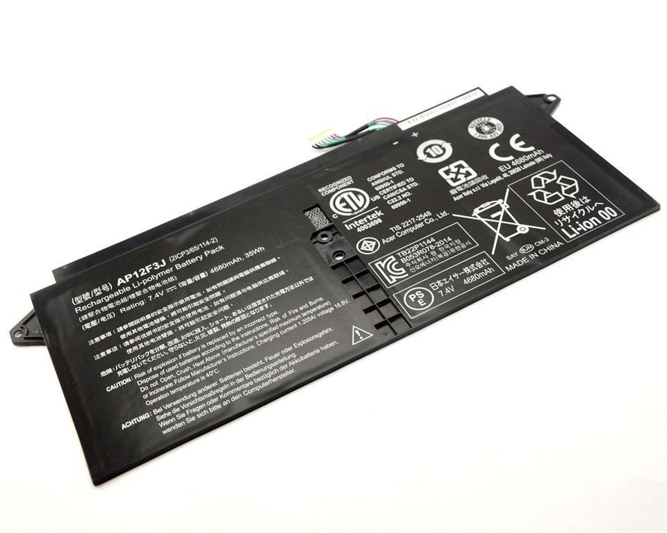 Аккумулятор для ноутбука Acer Aspire S7-391, AP12F3J (7.4V, 4680 mAh) Original