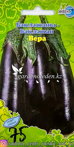 Семена пакетированные Инвент+. Баклажан "Вера", фото 2