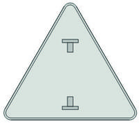 Заготовка для дорожных знаков из оцинкованной стали / Жол белгілеріне арналған дайындама