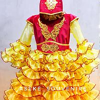 Казахское национальное платье для девочек, фото 1