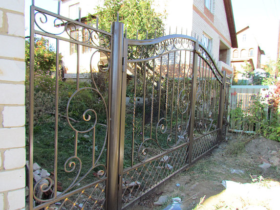 Кованые ворота, фото 1