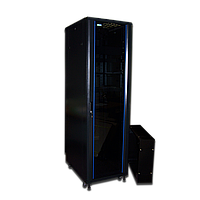 Шкаф серверный 19" Business, 42U 600x800, двери перфорация, с боковыми стенками, черный