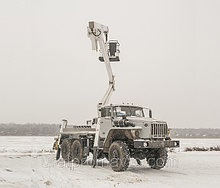 Рычажно-телескопический автогидроподъемник АГП-29РТ УРАЛ-4320