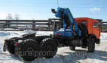 Седельный тягач с КМУ ИМ-180 КАМАЗ 43118