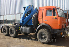 Седельный тягач с КМУ ИМ-150 КАМАЗ 43118