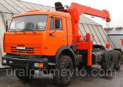 Седельный тягач с КМУ ИТ-180 (тросовый) КАМАЗ 43118