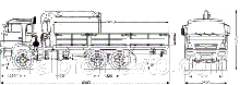 Бортовой автомобиль КАМАЗ 43118 с КМУ ИТ-80 (тросовый)