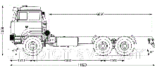 Автомобильное шасси УРАЛ 63701М-1951