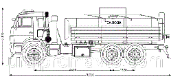 Машина комбинированная дорожная ВМКД-10 на шасси КАМАЗ 43118