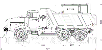 Машина комбинированная дорожная ВМКД-8 на шасси УРАЛ-5557 6х6, 8 м3, г/п 10 т. Машина комбинированная дорожная ВМКД-8 на шасси УРАЛ-5557