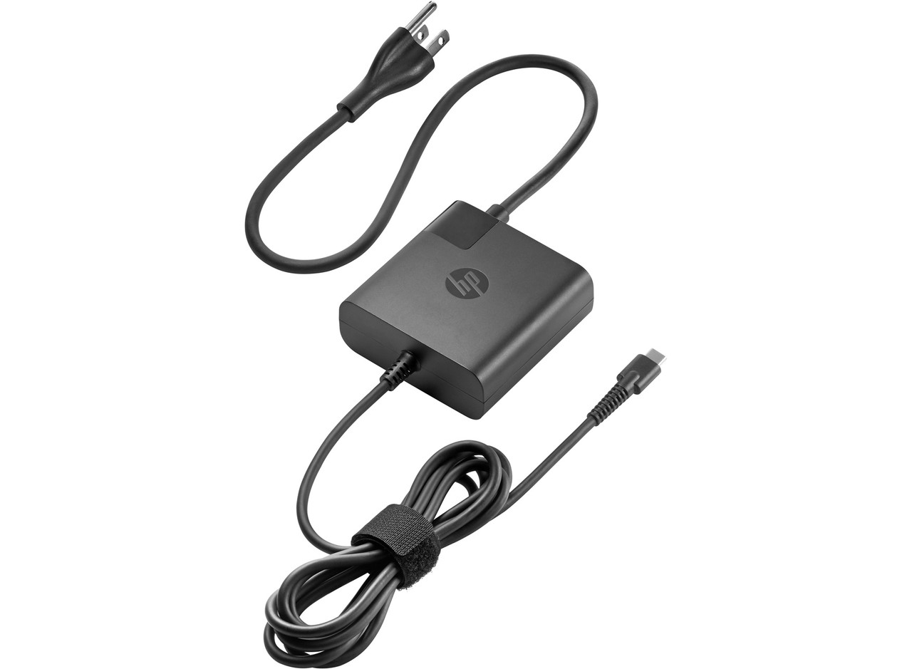 Адаптер питания HP 1HE08AA 65W USB-C Power Adapter ;