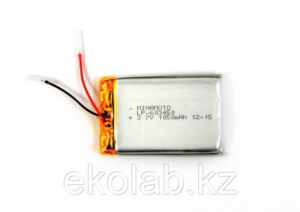 Аккумулятор MINAMOTO LP- 603450/ PCB, Li-Pol, 3.7 В, 1050 мАч, призма со схемой защиты