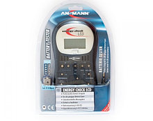 Тестер для батареек и аккумуляторов ANSMANN Energy Check LCD