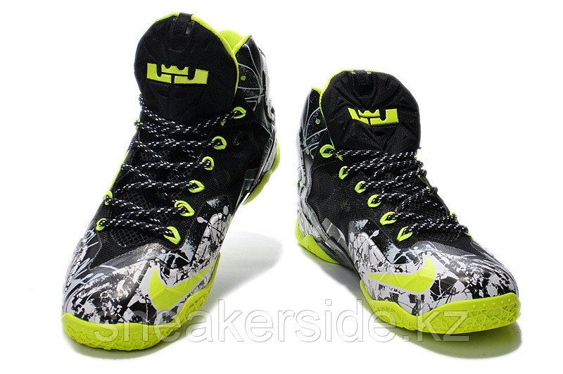 Кроссовки Nikе LeBron XI (11) Electric Green (40-46) - фото 2 - id-p4360955