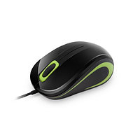 Мышь Delux DLM-133OUB, 3D, Оптическая 1000dpi, Проводной, USB 2.0, Длина кабеля 1.5 м., Чёрно--зелёный 133 Мышь Delux DLM-133OUB, 3D, Оптическая 1000dpi, Проводной, USB 2.0, Длина кабеля 1.5 м., Чёрно--зелёный