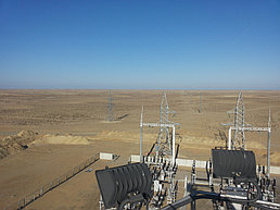 Система IP видеонаблюдения на ПС 110\10 кВ вдоль ж\д Жезказган - Бейнеу 13