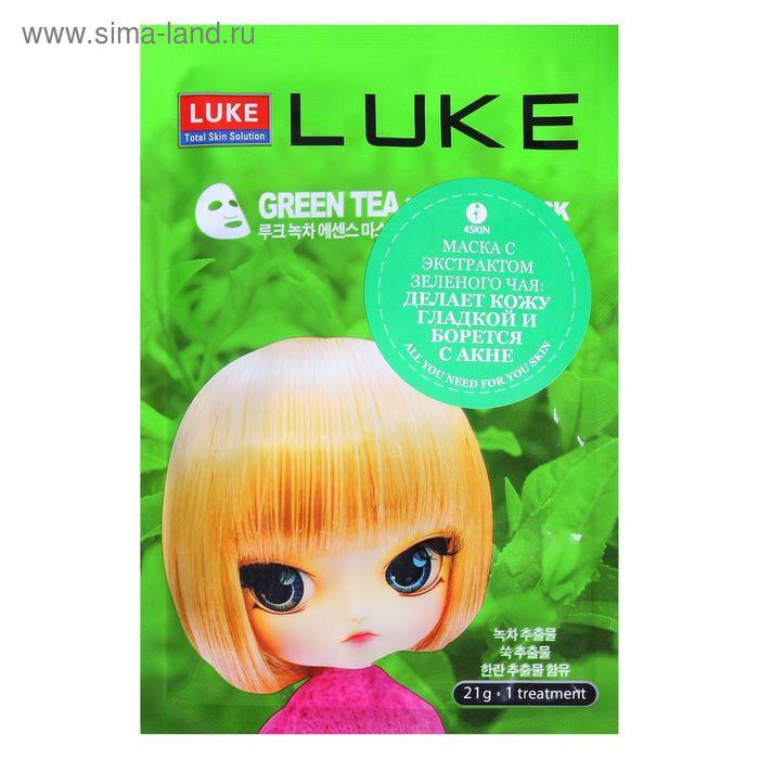 Маска с экстрактом зеленого чая Luke Green Tea Essence Mask, 21 г