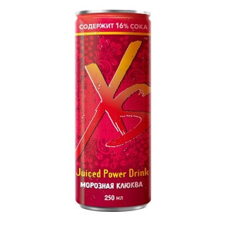 XS™ Power Drink Морозная клюква 6 шт