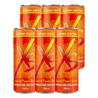 XS™ Power Drink Испанский Апельсин 6 шт