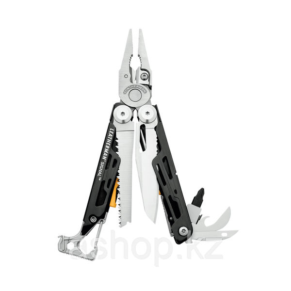 Мультитул карманный Leatherman Signal, Функционал: Для путешествий, Кол-во функций: 19 в 1, Цвет: Серебристо-с