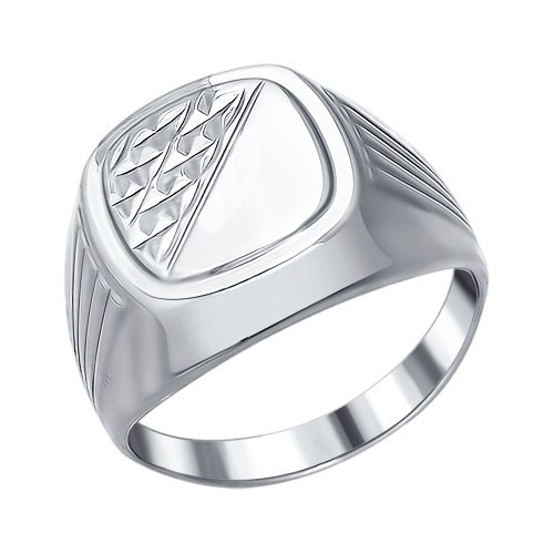 Серебряное кольцо с фианитом SOKOLOV 94011235
