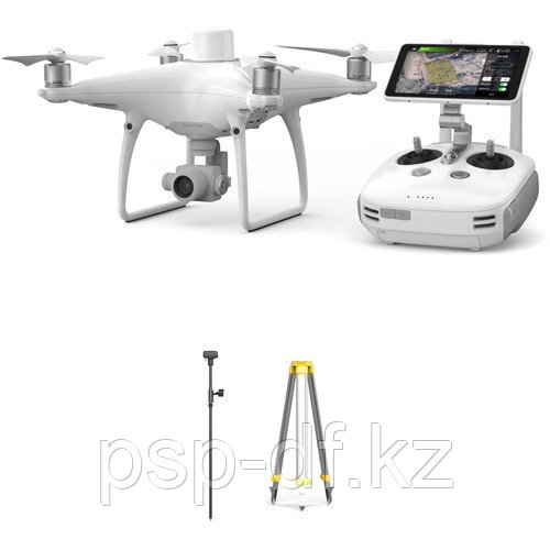 Дрон DJI Phantom 4 RTK с мобильной станцией D-RTK 2 High Precision GNSS