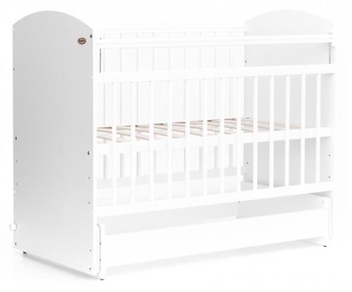 Кровать маятник ЭЛЕГАНС M 01.10.08 Белая (Bambini, Белоруссия)