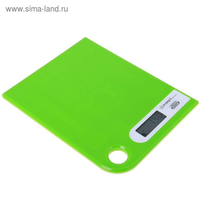 Весы кухонные электронные FIRST 6401-1-GN, до 5 кг, зеленые