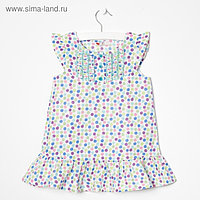 Платье для девочки, рост 110 см, цвет бирюзовый