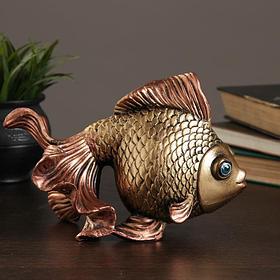 Копилка "Золотая рыбка" бронза