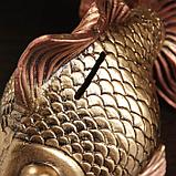 Копилка "Золотая рыбка" бронза, фото 3