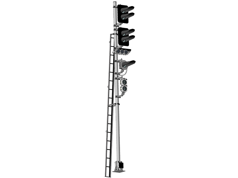 Светофор 4-значный светодиодный с УС и ПС 17968-00-00