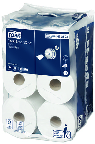 472193 Tork SmartOne® туалетная бумага в рулонах, центральная вытяжка, фото 2