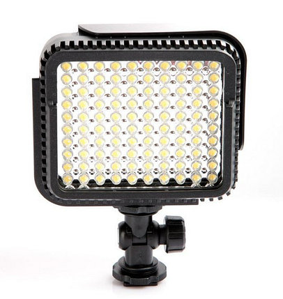 Накамерный прожектор LUX-1000 LED-100 +c аккумулятором и зарядным устройством , фото 2