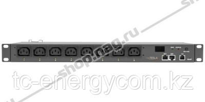 Управляемый блок розеток Tesla Power серии STD 8 розеток