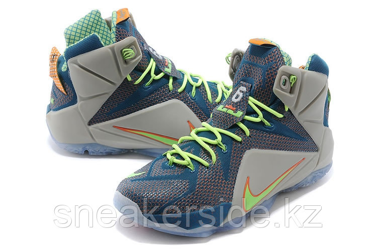 Кроссовки Nikе LeBron XII (12) Blue Orange Elite Series (40-46) - фото 2 - id-p4378455