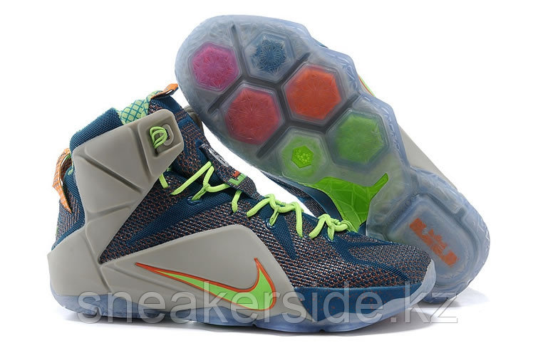 Кроссовки Nikе LeBron XII (12) Blue Orange Elite Series (40-46)