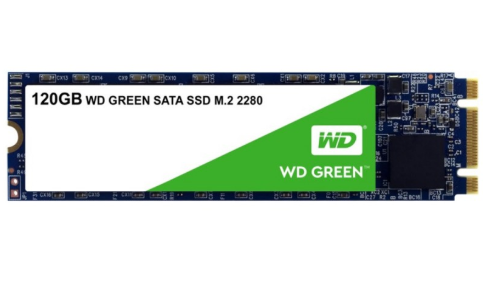 Твердотельный накопитель 120GB SSD WD WDS120G2G0B Серия GREEN 3D NAND M.2