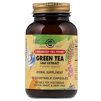 Solgar, Экстракт листа зеленого чая, 60 капсул на растительной основе