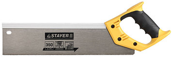 Пила STAYER для стусла, двухкомпонентная рукоятка, усиленный обушок, закаленный заточенный зуб 12 TPI (2мм), 3, фото 2