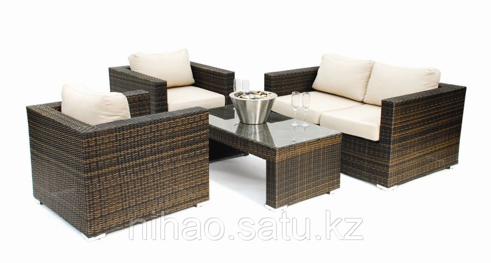 Ротанговая мебель, комплект (2+1+1+1) - фото 1 - id-p4380510