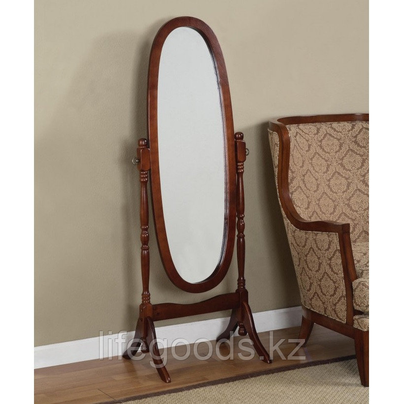 Напольное зеркало овальное в деревянной раме, GC0648 - фото 1 - id-p59873511