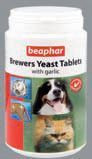 BEAPHAR Brewers Yeast Tablets Комплекс витаминов для шерсти с пивными дрожжами с чесноком, 250таб. - фото 1 - id-p24143786