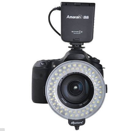 Apature Amaran AHL-С60 Накамерный LED прожектор+вспышка кольцо , фото 2