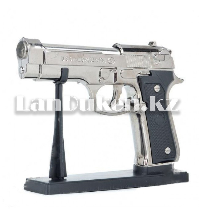 Зажигалка, пистолет "Pietro Beretta U.S. 9MM Gun" Pistol Lighter (длина 20 см) - фото 6 - id-p59889411