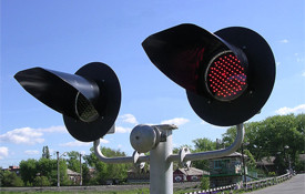 Светодиодная головка переездного светофора (ГСПС)